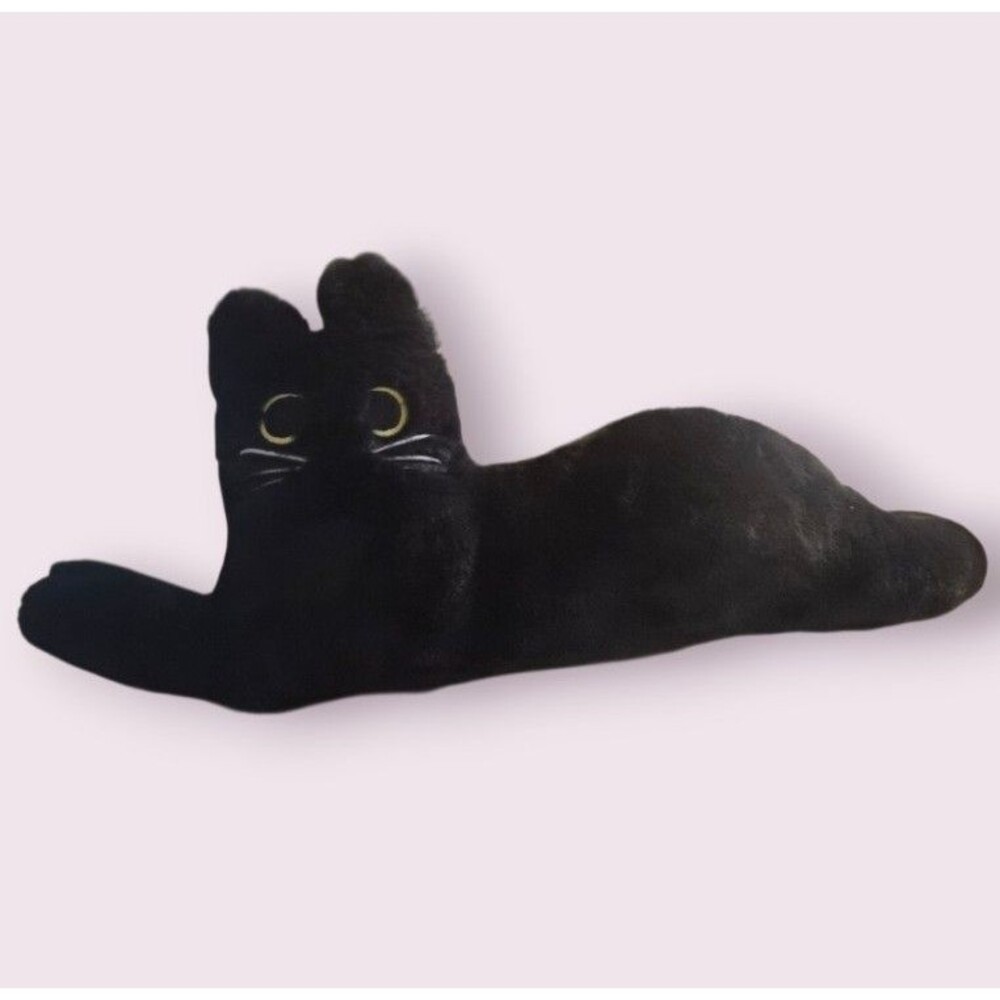 Pottery Barn Teen black cat plush